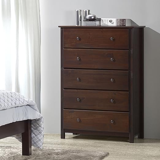 Amazon Com Grain Wood Furniture Shaker Solid Wood Cherry Finish 5