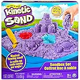 Kinetic Sand, Sandbox Playset with 1lb of Purple