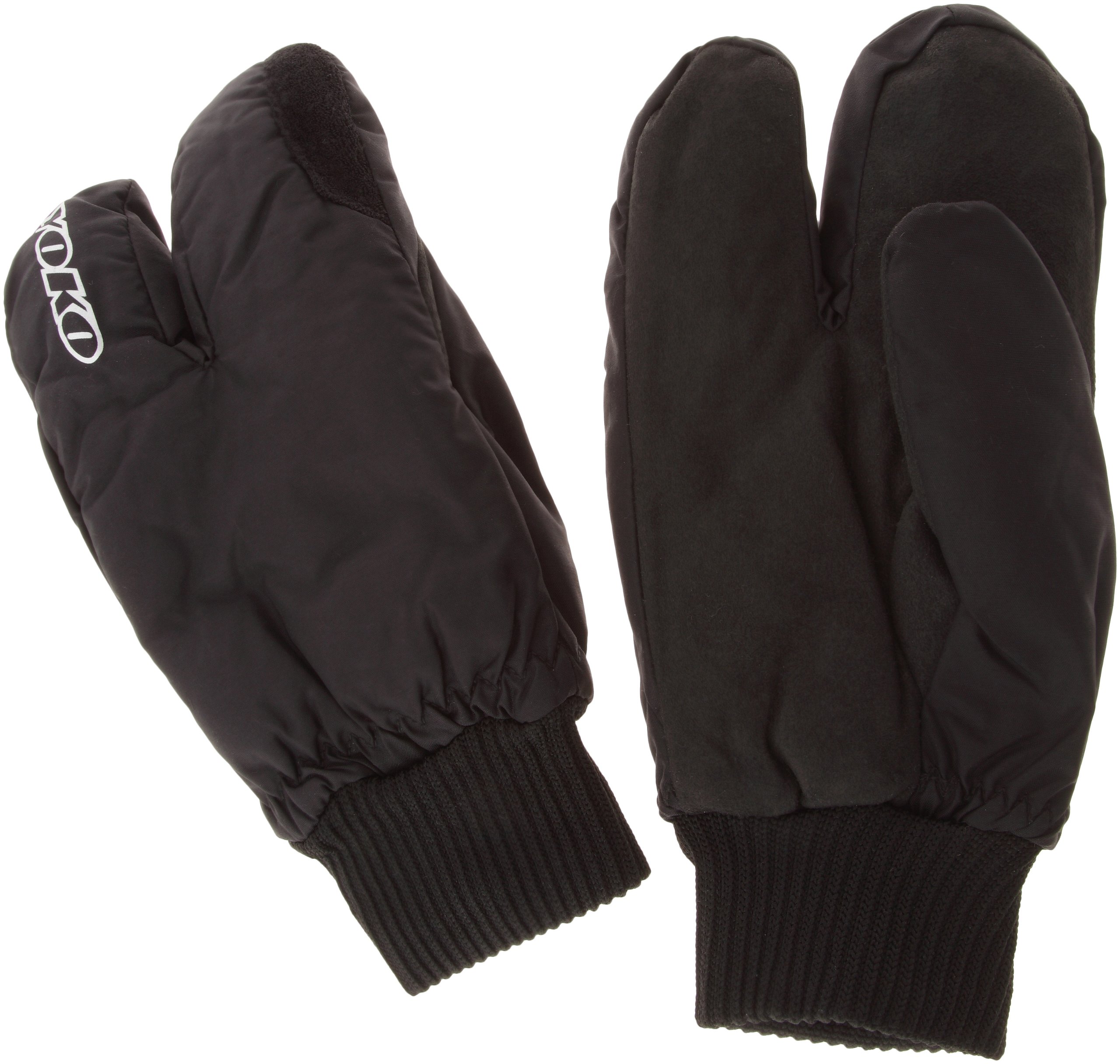 Yoko Men'S Lobster Cross Country Gloves Basic Arctic Ski Gloves, Black, Medium