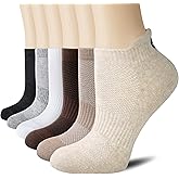 CS CELERSPORT 6 Pairs Ankle Athletic Running Socks Low Cut Sports Tab Socks for Men and Women