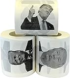 Fairly Odd Novelties Donald Trump Political Humor Funny Toilet Paper, (3 Set)