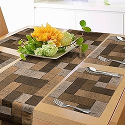 Ambesonne Chocolate Table Runner