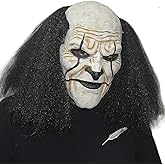Tree Stump Halloween Mask for Men Cosplay Scary Clown Masks for Adults (Black)