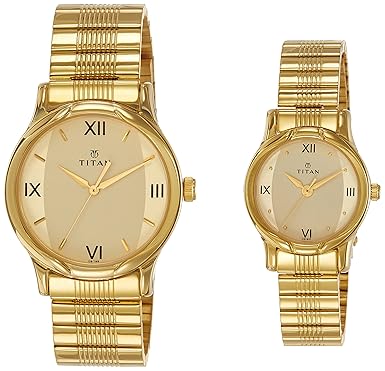 Bandhan Analog (GOLDEN) Dial Unisex Watch -NK15802490YM02