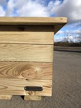 Simply Wood Signature Tanilised Trough Planter Extra Large Garden 83x40cm view 4