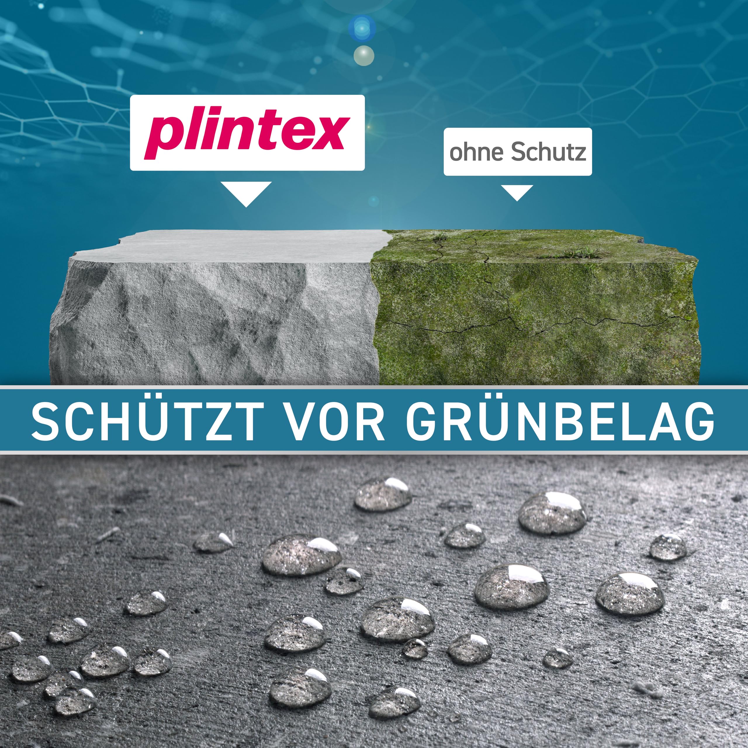 PLINTEX® Steinimprägnierung Außen & Innen 5 L für ca 40-60m² - Universelle Fassaden & Stein Imprägnierung für Naturstein, Beton, Granit & Pflasterstein - Stein-Versiegelung 3