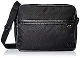 Fred Perry Men's Nylon Shoulder Bag, Black, One Size