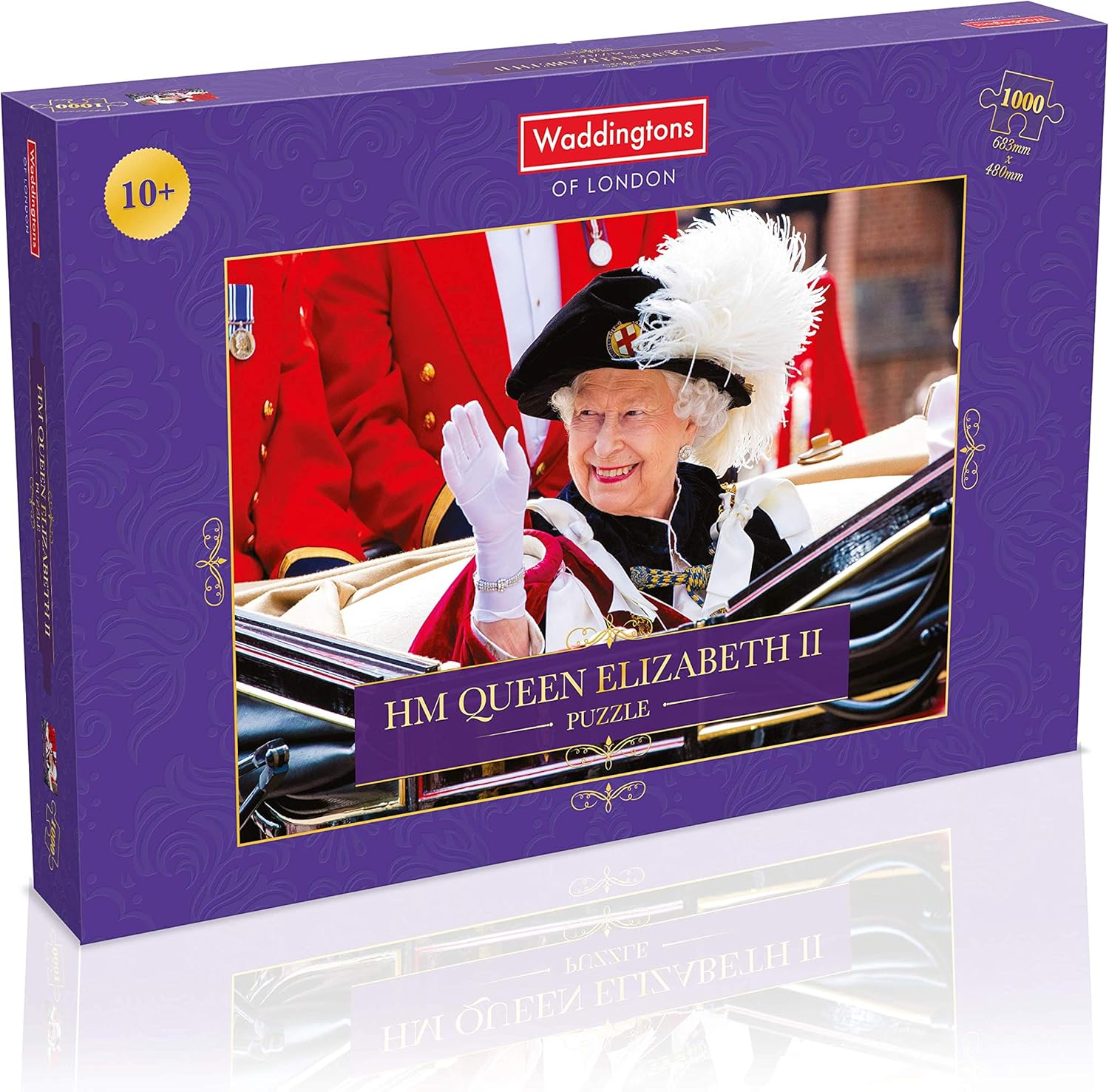 HM Queen Elizabeth Single Image 1000 Piece Jigsaw Puzzle Amazon.co.uk