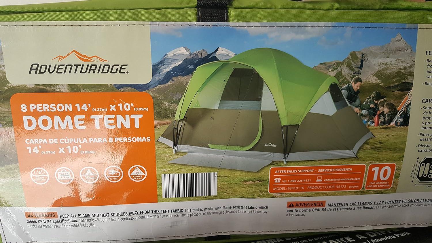 Adventuridge 8 Person Dome Tent 14'x10' Amazon.ca Sports & Outdoors