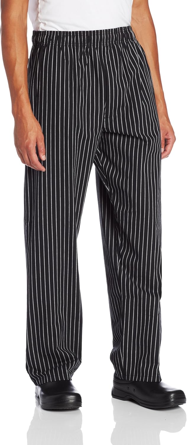 Dickies Men's Traditional Baggy with Zipper Fly Chef Pant: Clothing