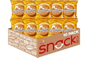 Grandma's Cookies, Peanut Butter, 2.5 Ounce (Pack of 10)