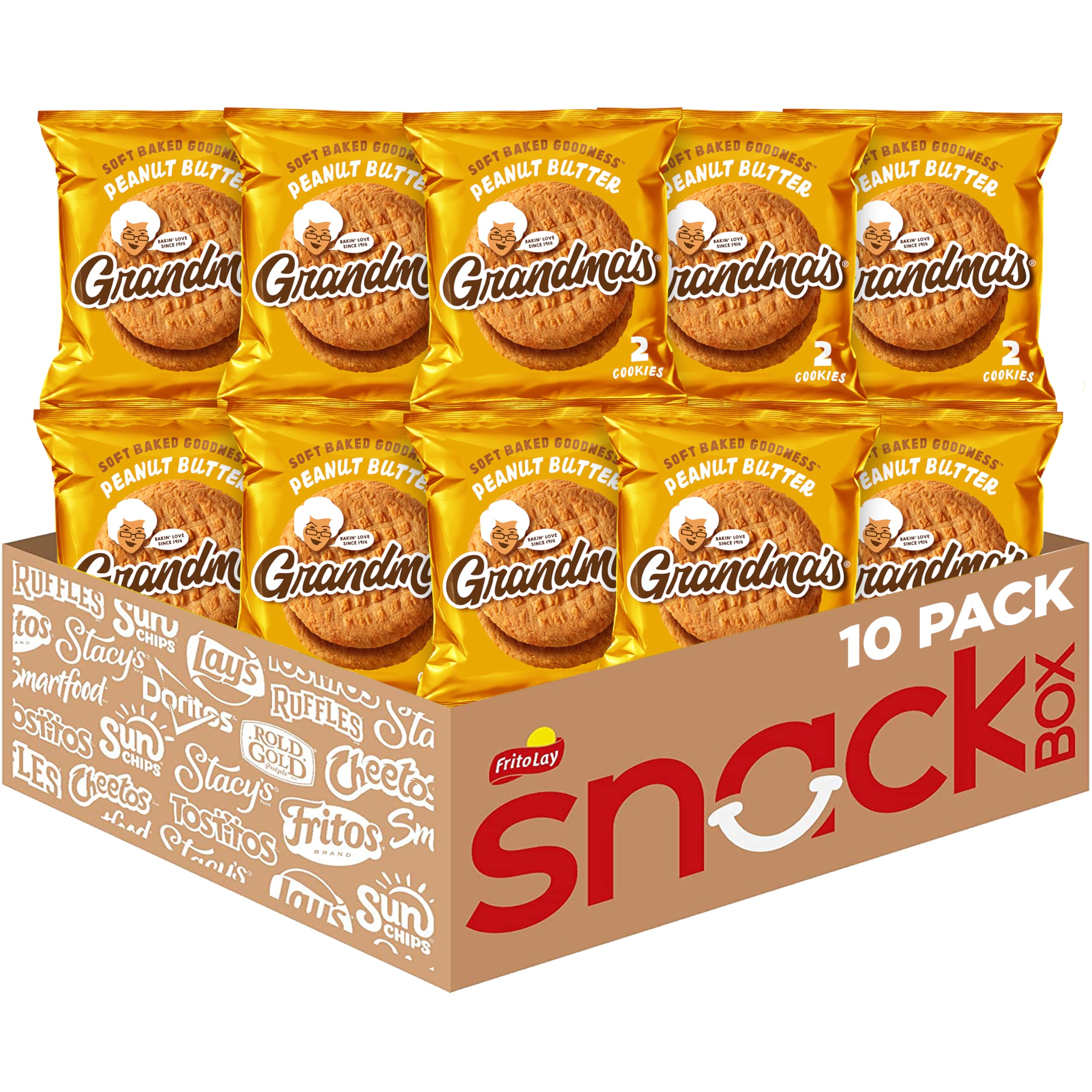 Grandma's Cookies, Peanut Butter, 2.5 Ounce