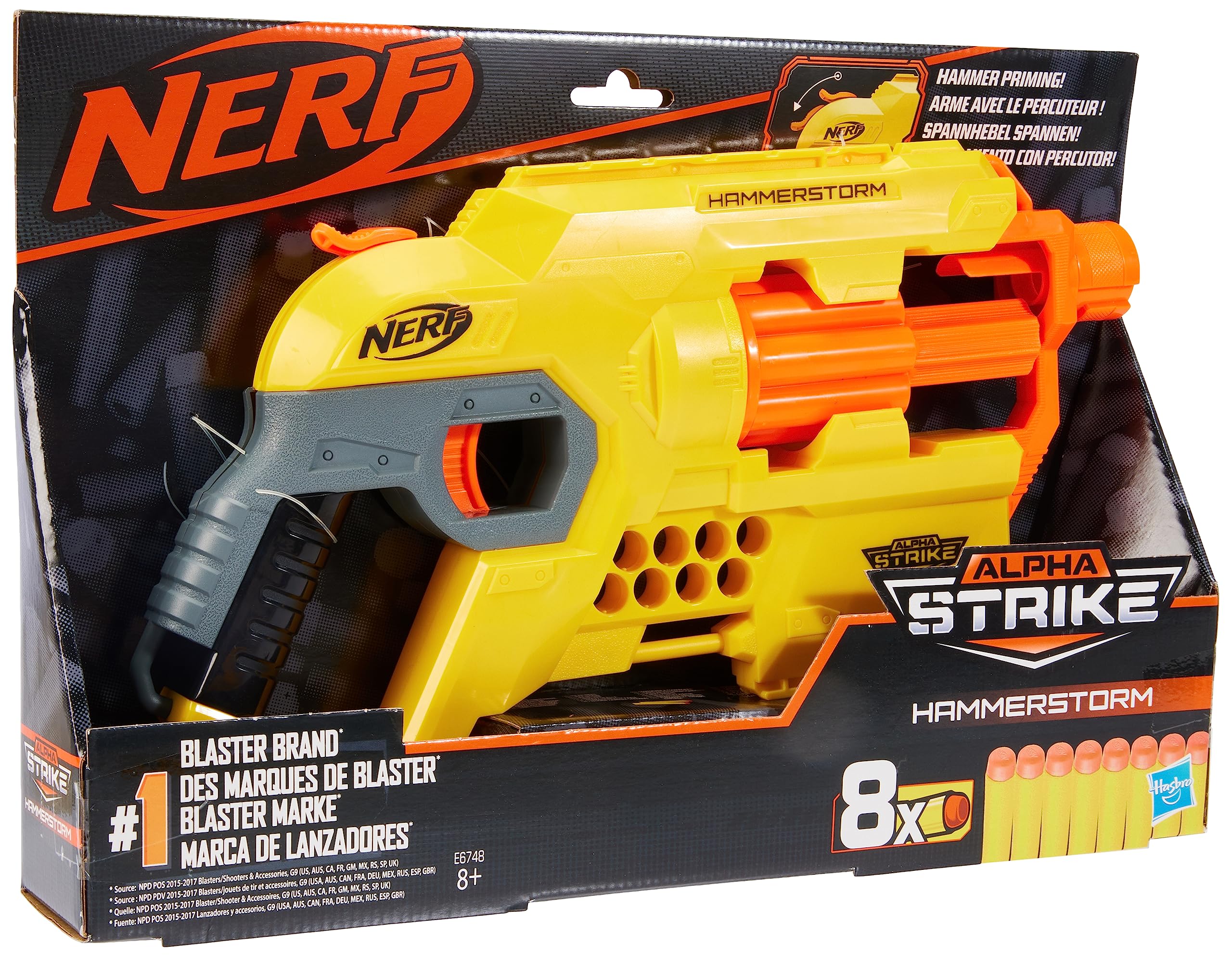Hasbro - Nerf Alpha Strike Hammerstorm E6748EU4