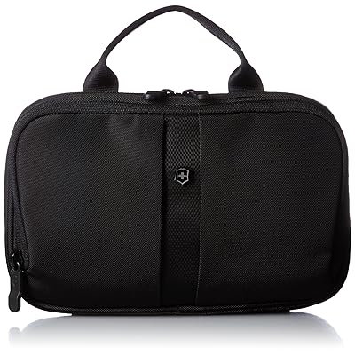 Victorinox Slimline Bi-Fold Toiletry Kit, Black / Black Loglo, One Size