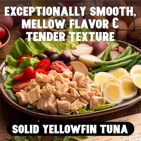 PORTOFINO SOLID YELLOWFIN TUNA IN EXTRA VIRGIN OLIVE OIL – 4.5OZ CAN (PACK OF 12)
