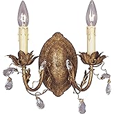 Maxim Lighting 2857EG Elegante - 2 Light Wall Sconce, Finish Color: Etruscan Gold
