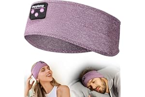 Perytong Bluetooth Headband with Wireless Sleeping Earbuds for Side Sleepers, Workout, Running, Insomnia, Travel, Yoga