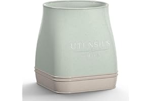 ADDFIT HOUSE Ceramic Utensil Holder - Large Ceramic Kitchen Utensil Holder for Countertop, Large Cooking Tools Organizer, Utensil Crocks for Kitchen Counter, Utensil Storage for Home Décor, Gifts