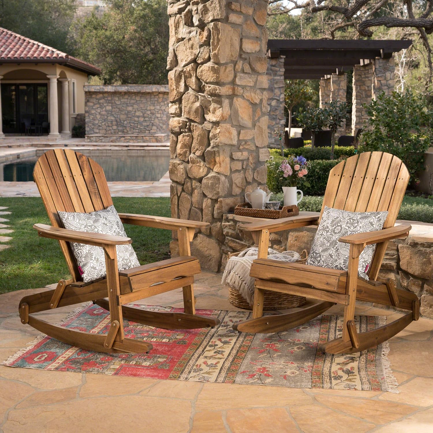 Best Whiskey Rocking Chair Set