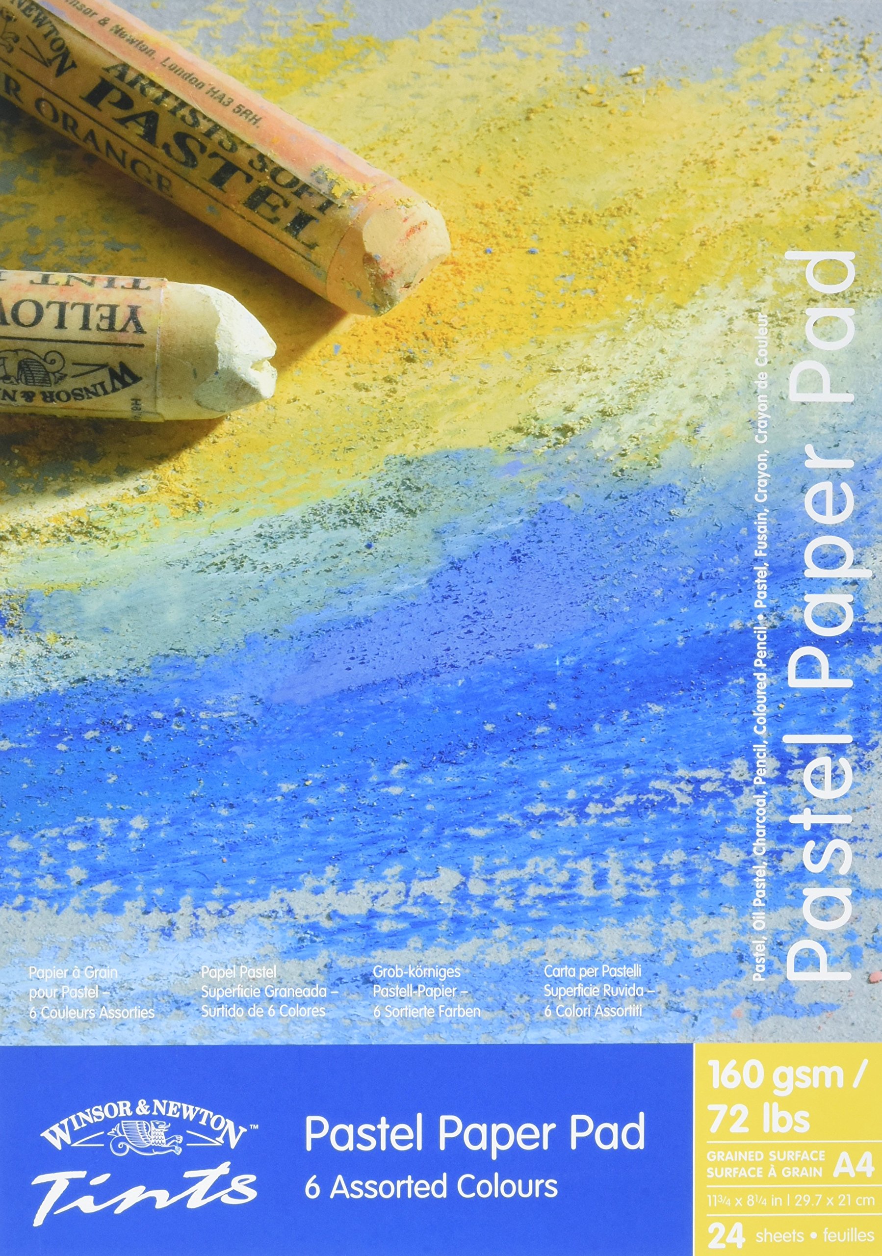 Winsor & Newton Tints A4 Pad - 6 Assorted Colours 24 Sheets