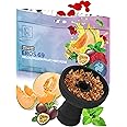 Shisha Hookah Flavors Nicotine Free EROS 69 - Mix of Melon, Passion Fruit, Mint, Rose Herba - 3.5 ounce - 100 Gram Tobacco Free Hookah Tobacco & Nicotine Free Shisha - Shisha Hookah Flavors