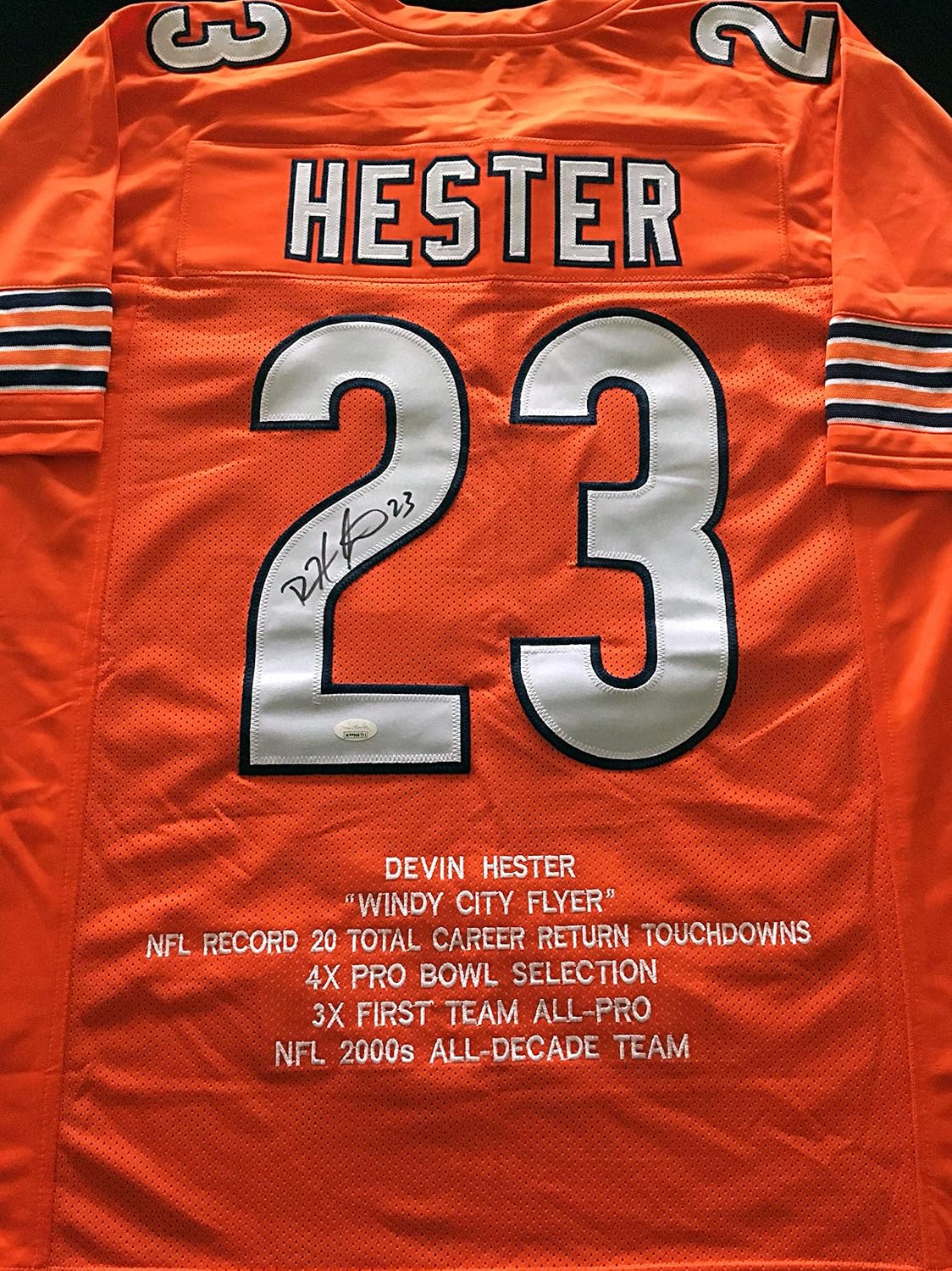 devin hester pro bowl jersey