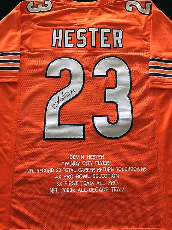 devin hester orange jersey