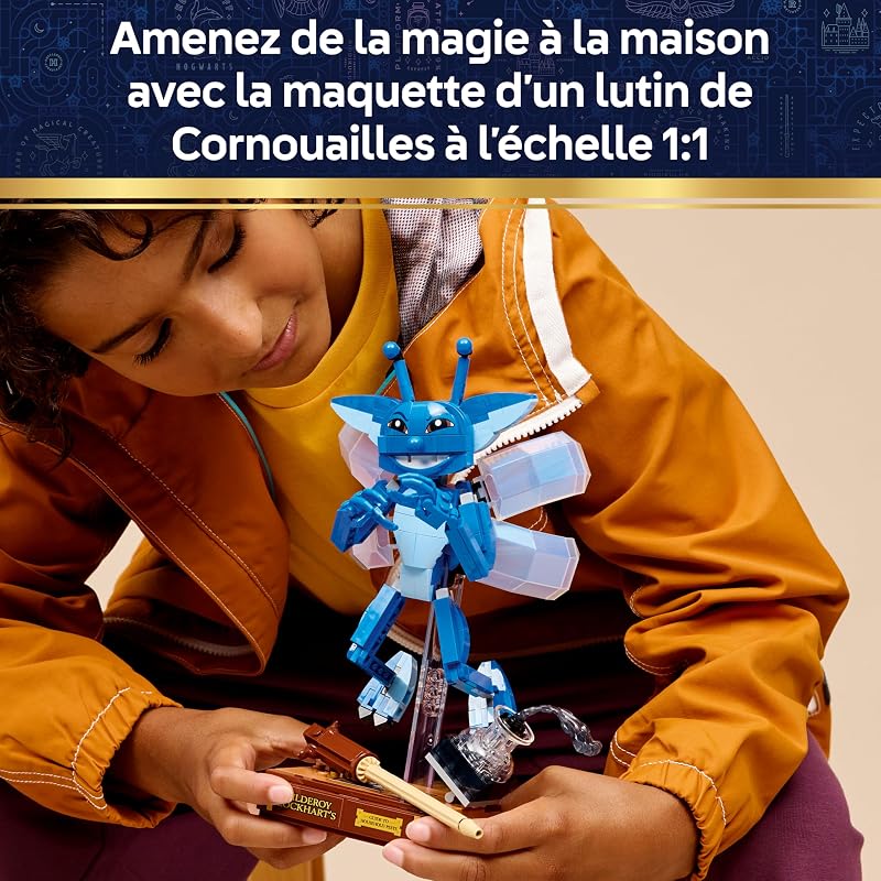 Harry Potter Le Lutin de Cornouailles - Jouet Figurine - Décoration pour Chambre ou Bureau avec Livre & Baguette de Gilderoy Lockhart - Cadeau d'anniversaire pour Fille ou Garçon dès 8 Ans 76461 — photo 2 sur 8