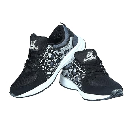 Buy Kamachi M1k Mesh Sport Shoes Uk 1 Black Silver Online At