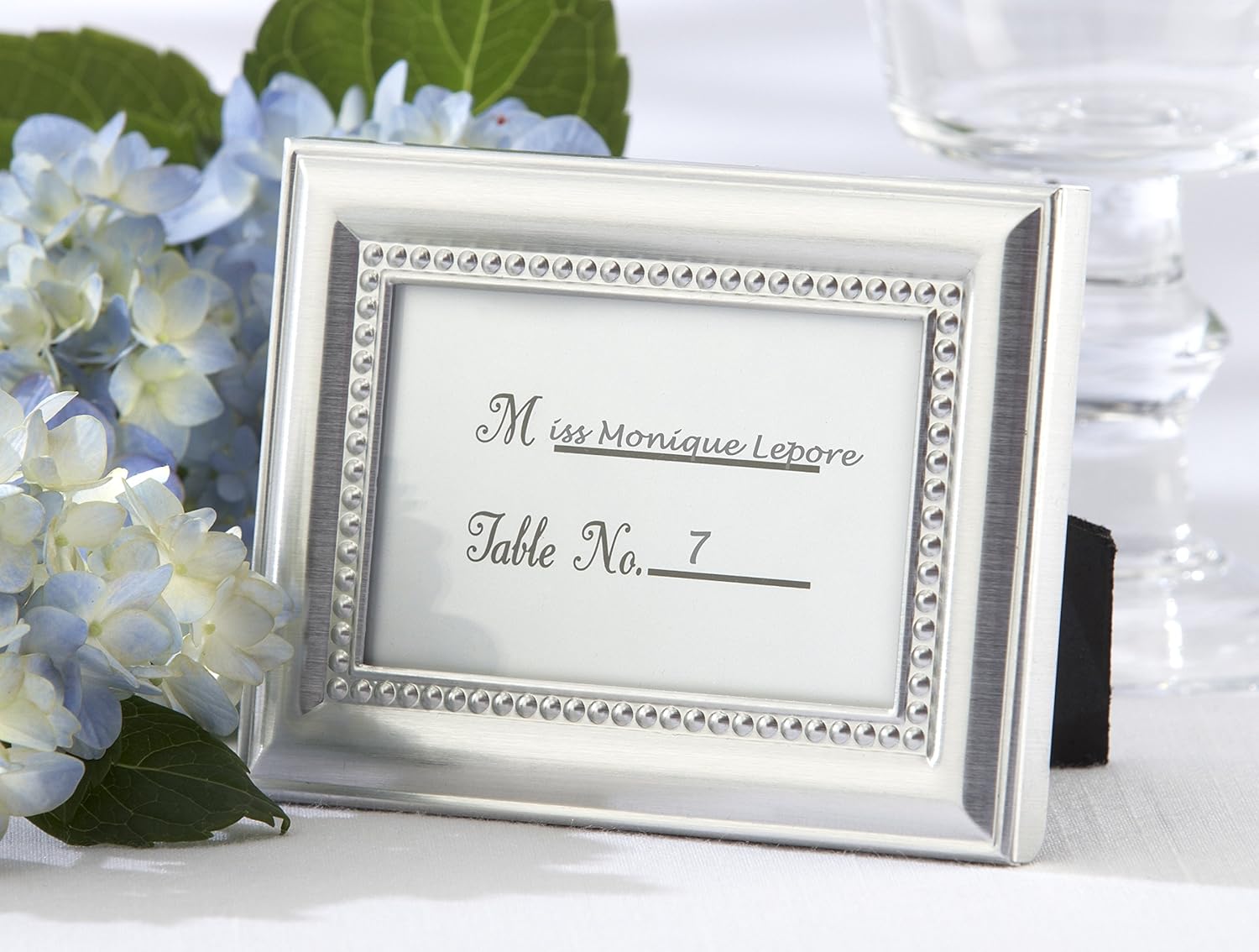 Beautifully Beaded Photo Frame/Placeholder As seen in the hit movie 27 Dresses - Single Frames