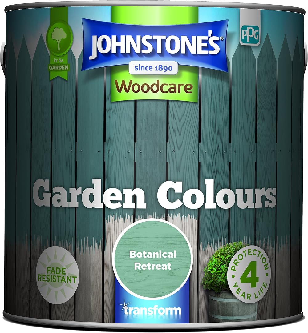 Johnstone’s Garden Colours Botanical Retreat Exterior Wood Paint 2.5L 12m2/L