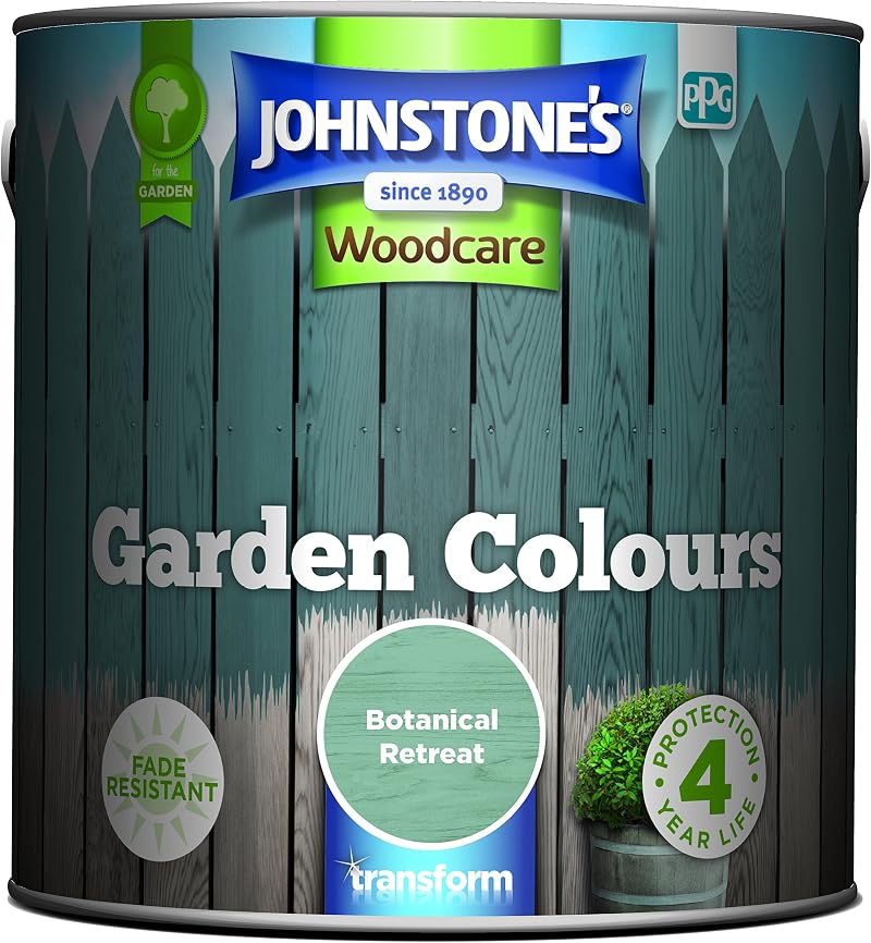 Johnstone’s Garden Colours Botanical Retreat Exterior Wood Paint 2.5L 12m2/L