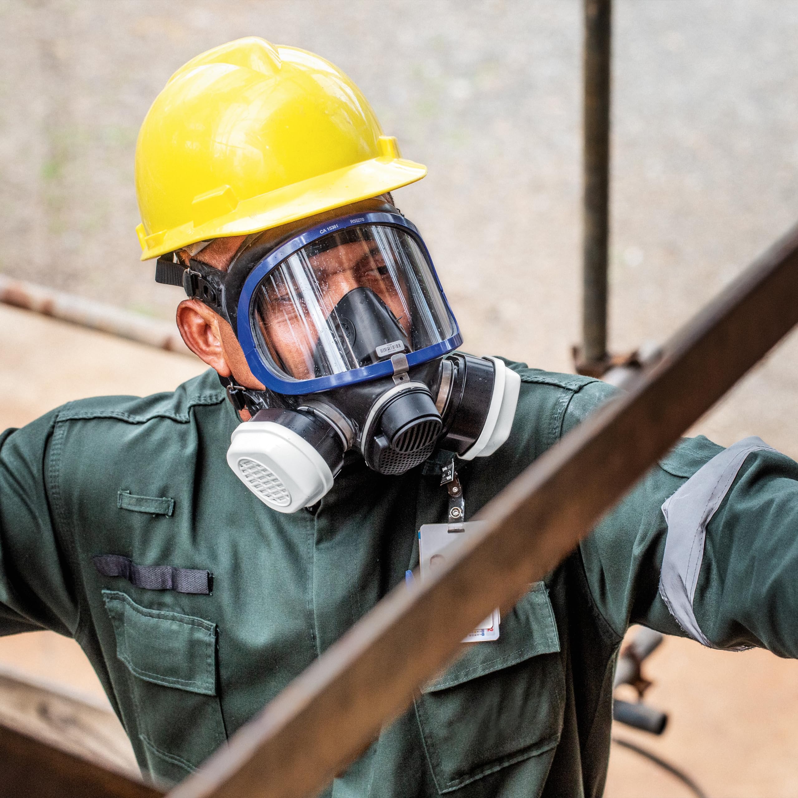 Dräger X-plore 5500 Vollmasken-Set, Atemschutzmaske mit A2P3 Kombi-Filter für Maler, Lackierer gegen Gase, Dämpfe, Feinstaub und Partikel, Universalgröße 8