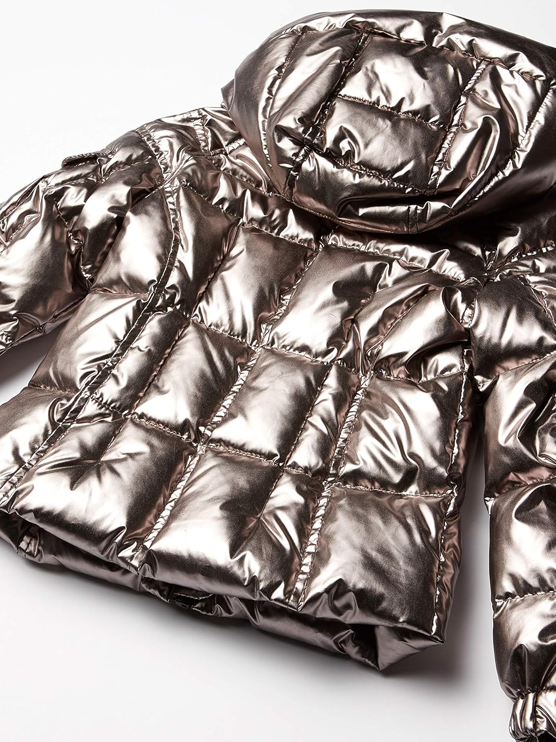 S13 girls Toddler Metallic Mogul Down Puffer: Clothing