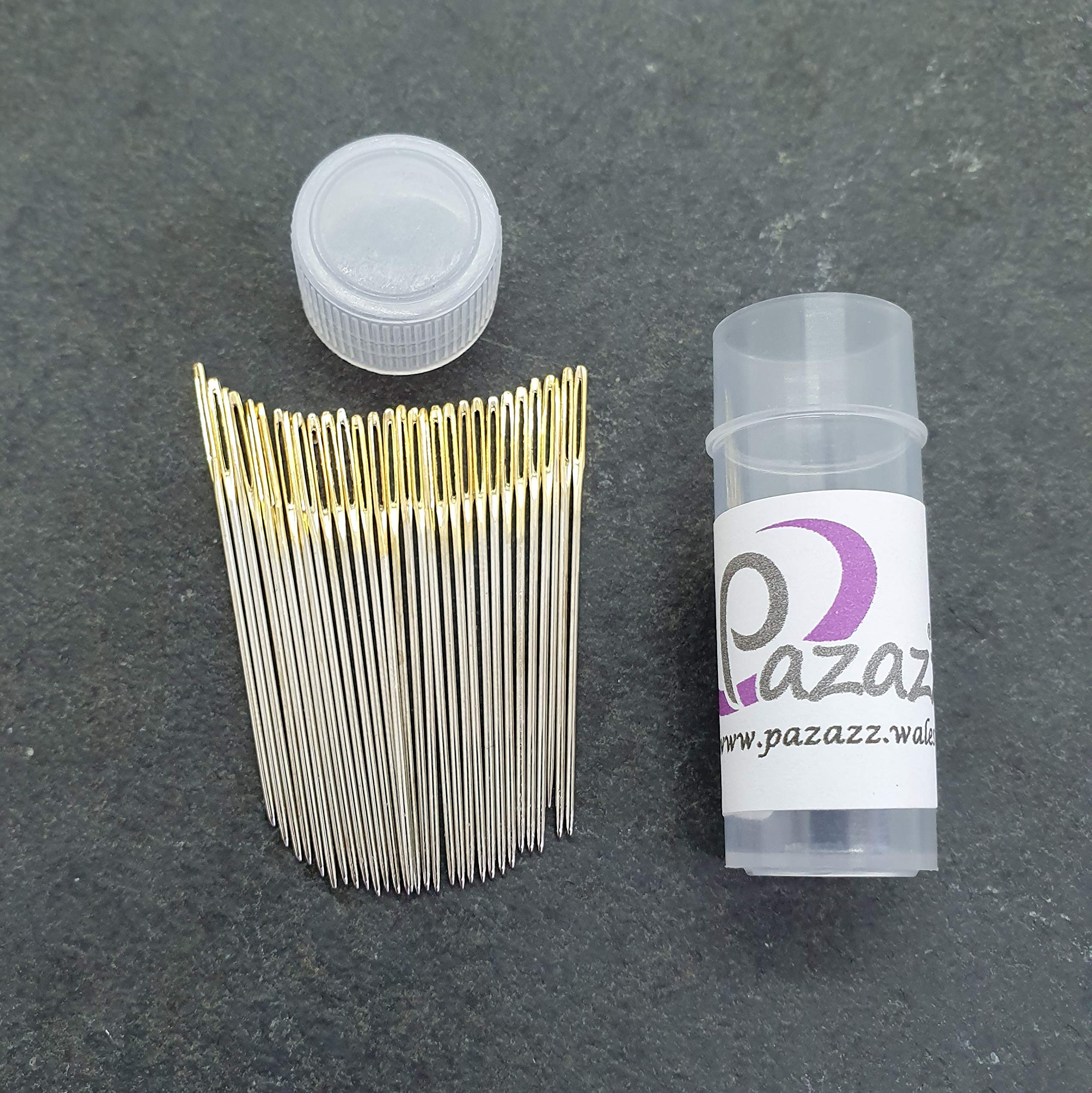 Cross Stitch Needles Embroidery Tapestry Gold Tail Sizes 22, 24, or 26 Pack of 30 (24)