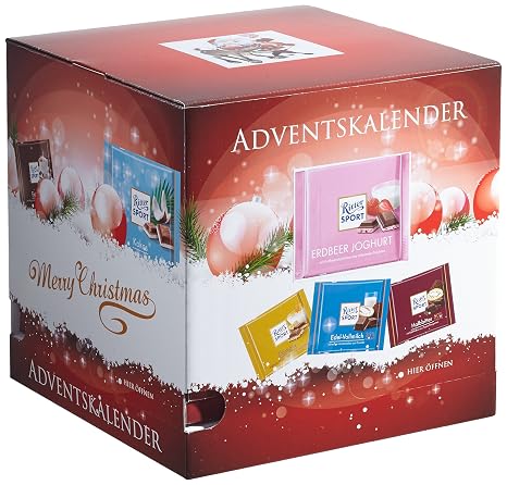 Ritter Sport Adventskalender Xl Fur Schokoladen Liebhaber 1er