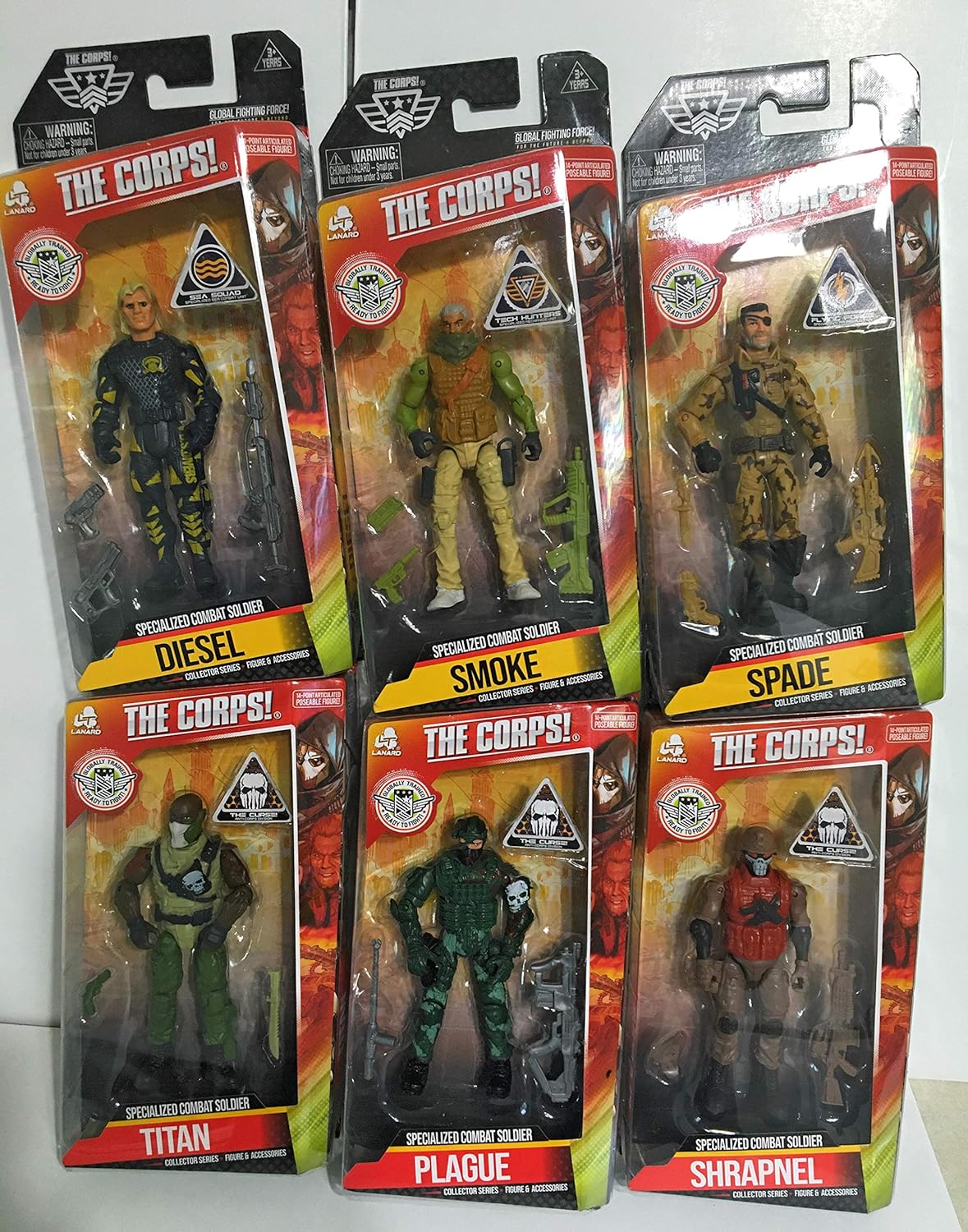 corps action figures
