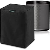 Single Black Outdoor Speaker Cover for Sonos Play:1 / One/One SL – 600D Waterproof Dust & UV Protection – Fits Wall-Mounted Speakers – by SoundCover
