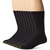 Gold Toe Men's Cotton Crew 6 Plus 2 Bonus Pack
