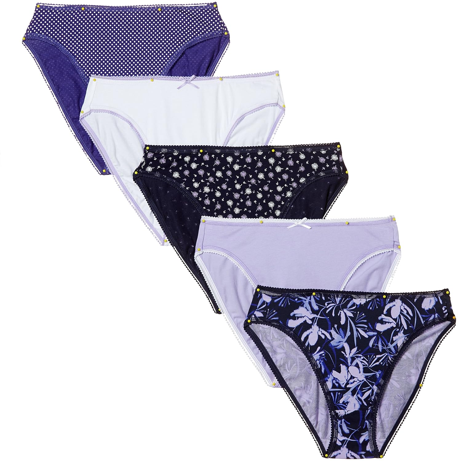 Buy Marks & Spencer Women's Print Mix High Leg Knickers (Pack of 5