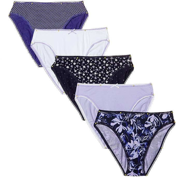 Buy Marks & Spencer Women's Print Mix High Leg Knickers (Pack of 5