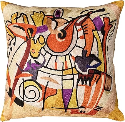 Kaschmir Designs Django S Legacy Von Alfred Gockel Accent Kissen Cover Handgefertigt Art Seide 45 7 X 45 7 Cm Amazon De Kuche Haushalt