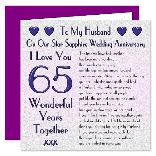 Wife 65th Anniversary Card - Special Thoughts - View #11