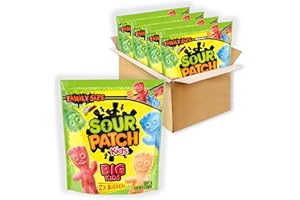OREO SOUR PATCH KIDS Big Kids Soft & Chewy Candy, Family Size, 4 - 1.7 lb Bags