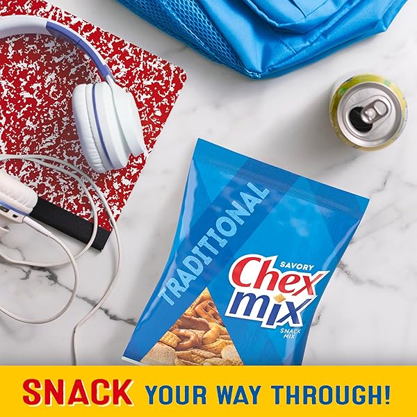 SWEET & SALTY SNACK VARIETY PACK, MUDDY BUDDIES PEANUT BUTTER & CHOCOLATE, CHEX MIX TRADITIONAL, CHEDDAR & HONEY NUT, 35 OZ (20 BAGS)