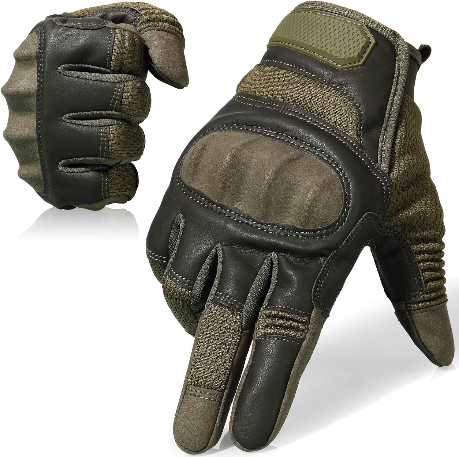 AXBXCX Touch Screen Full Finger Gloves for Motorcycles Cycling Motorbike ATV Bike Camping Climbing Hiking Work Outdoor Sports Men Women Black S: Automotive