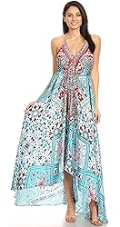 Sakkas 1817 - Lizi Womens Maxi High-low Halter