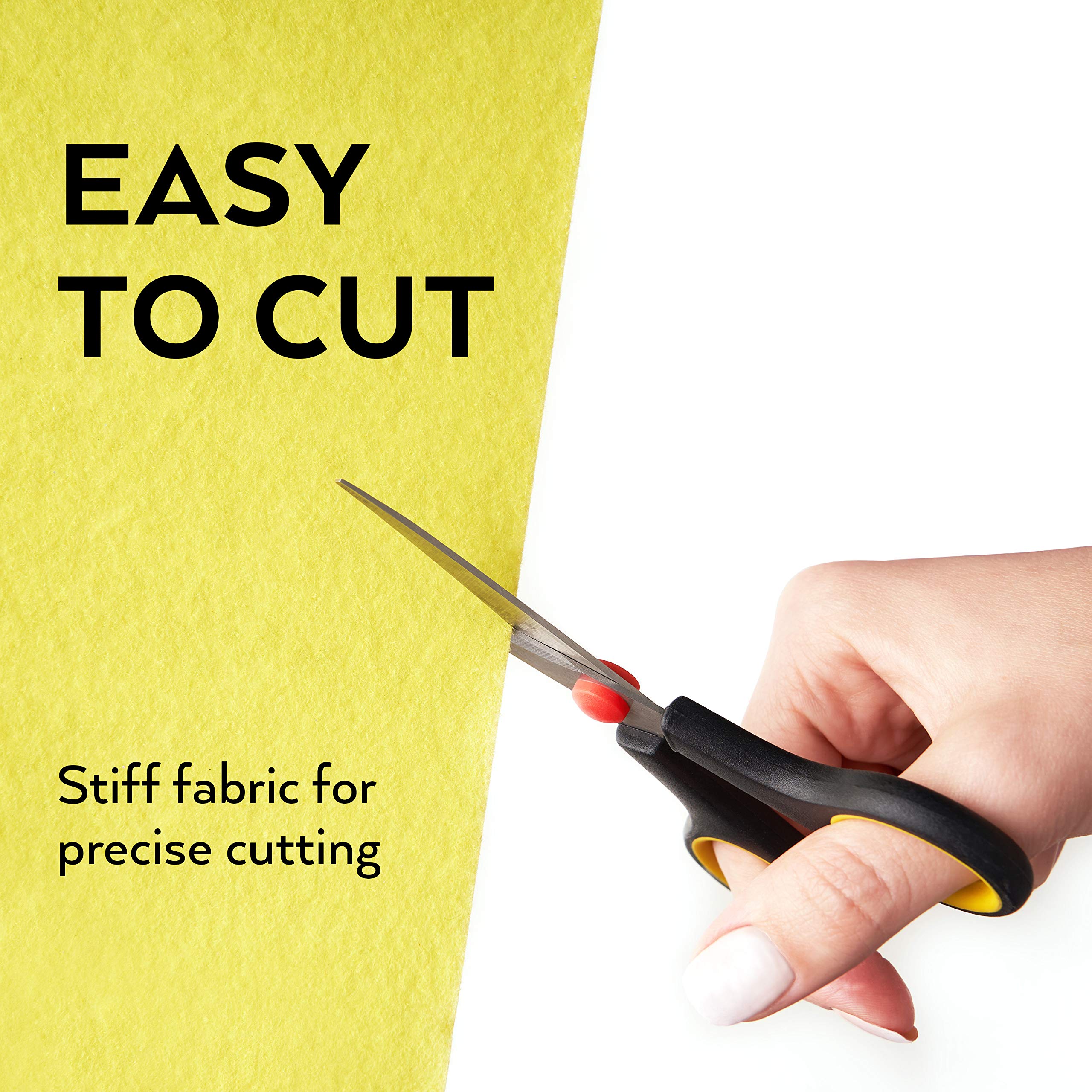 ARTEZA Craft Felt Sheets, 8.3 x 11.8 Inches, Set of 50, Assorted Colors, Stiff Non Woven Felt Fabric for Sewing and DIY Projects