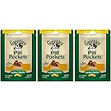 Greenies Pill Pockets Treats for Dogs Capsule Pouch, Chicken Flavor, 15.8-Ounce Per Pack (3 Pack)