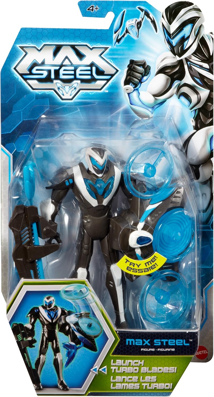 Max Steel RIP Launch Toxzon Figurine, Black and Blue - Image 4